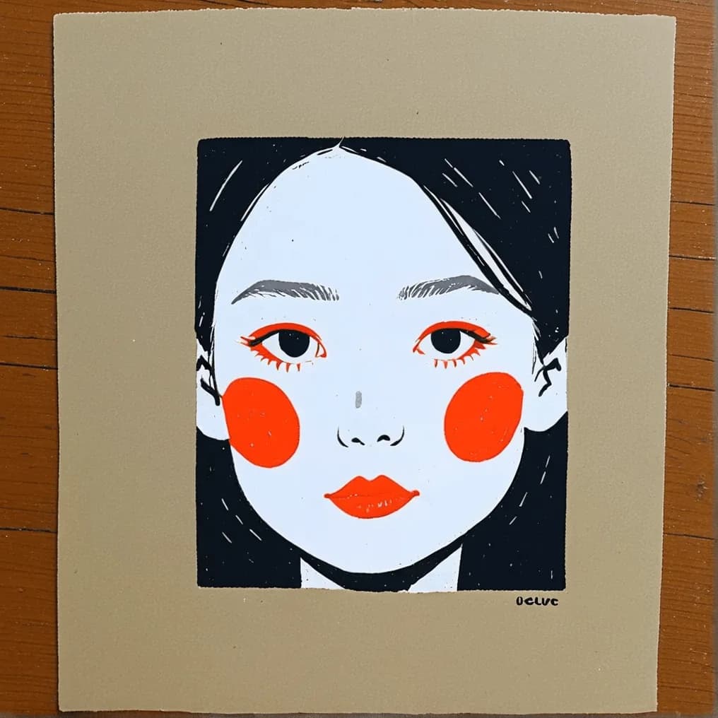 Little Tinies Blockprint - Adorable miniature character designs in blockprint style