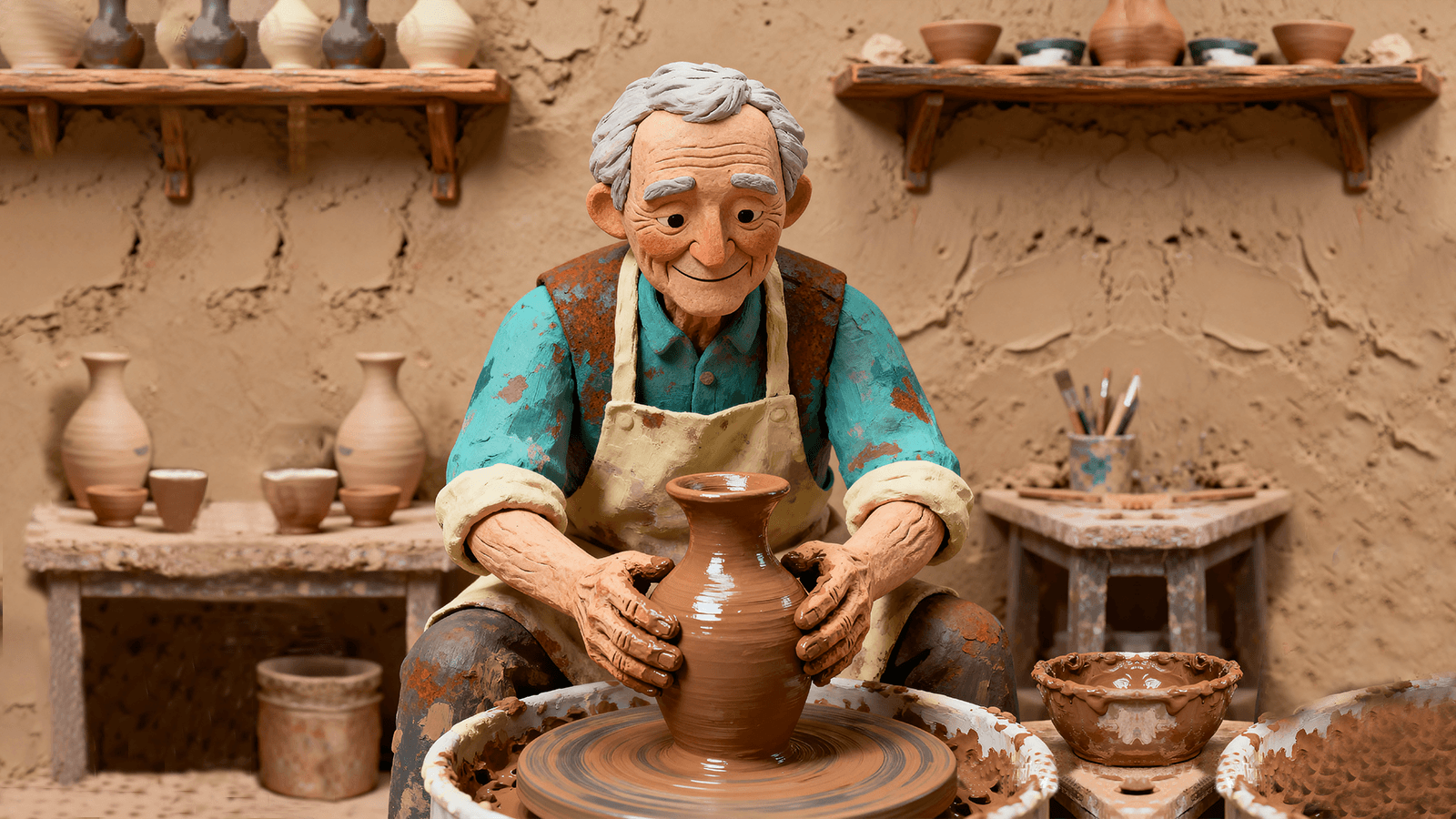 claymify:styleGallery.styles.shanghaiNight.label clay preset example